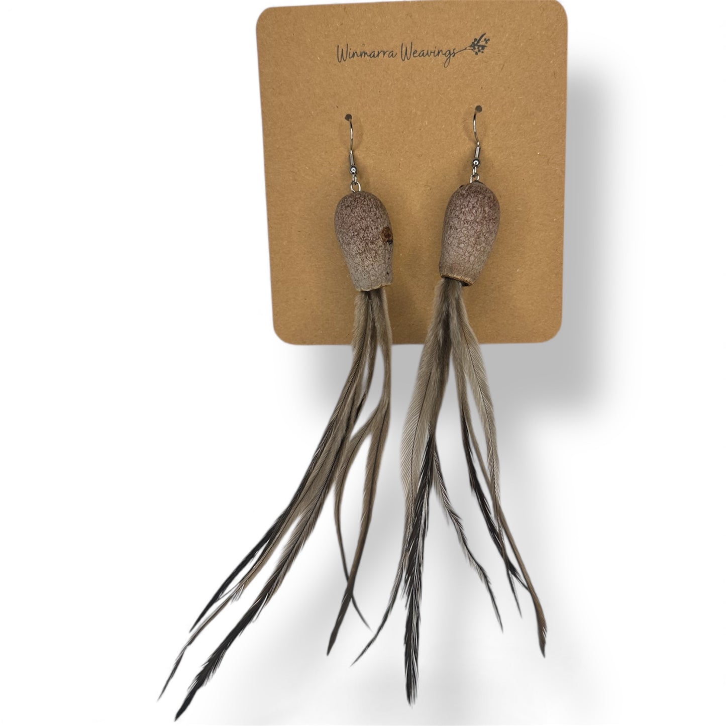 Gumnuts & Emu Feathers